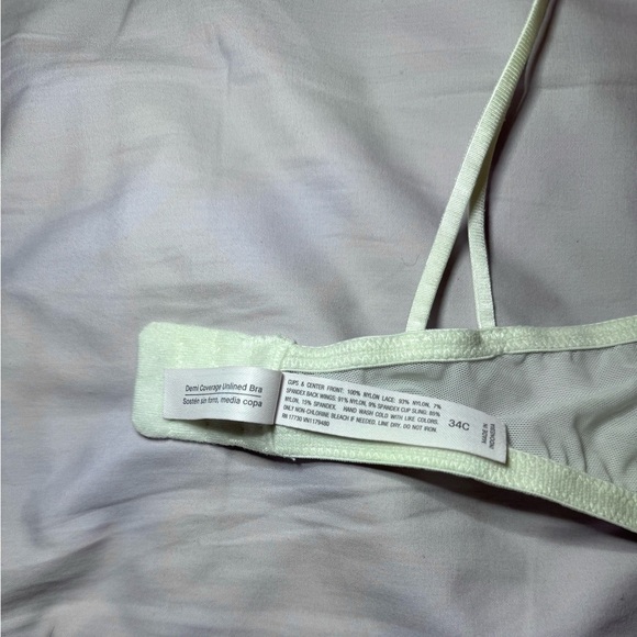 Auden White Leopard Print Lace Bra 34C - Picture 4 of 5